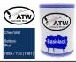 Preview: Chevrolet, Balboa Blue, 708A / 735 (1961): 500ml Lackdose, von ATW Autoteile West.